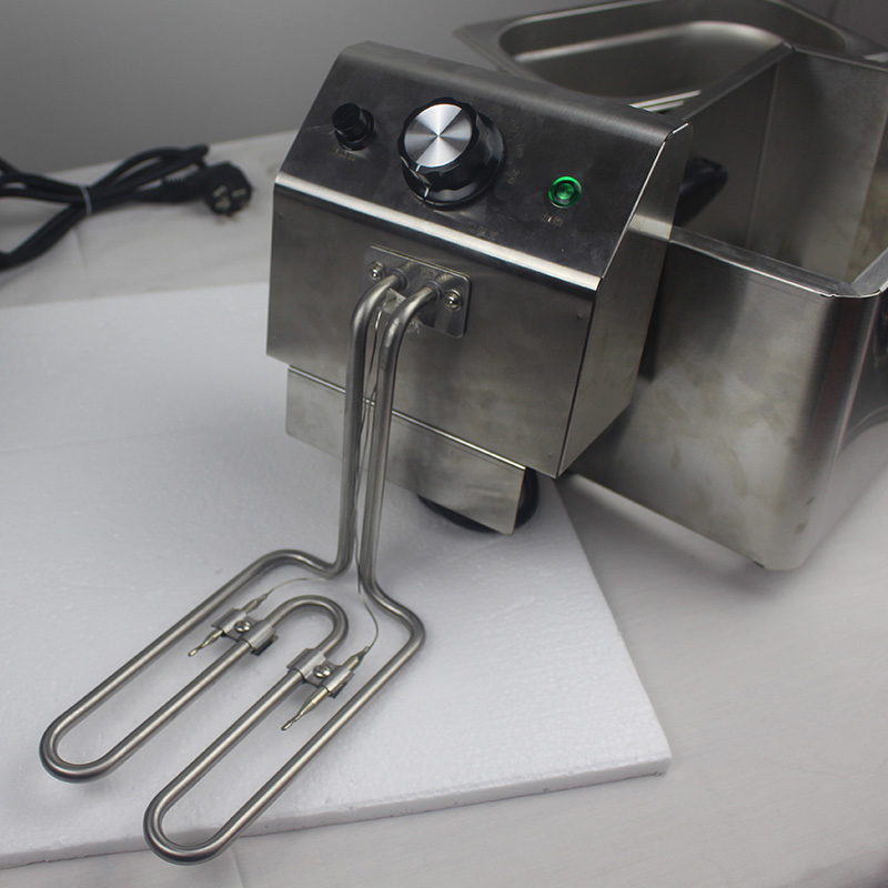 Penggorengan Meja Komersial Listrik Stainless Steel