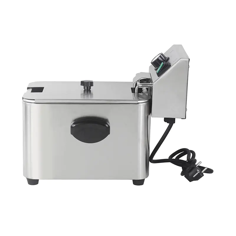 Penggorengan Meja Komersial Listrik Stainless Steel
