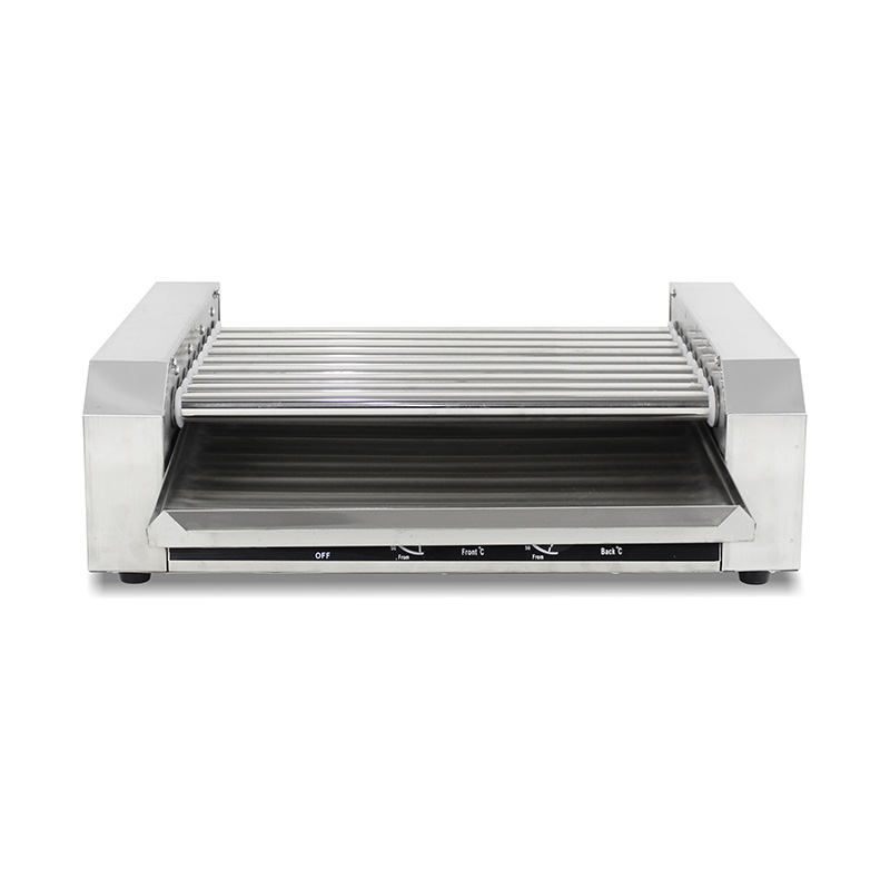 Mesin Pemanggang Rol Hot Dog Listrik Stainless Steel