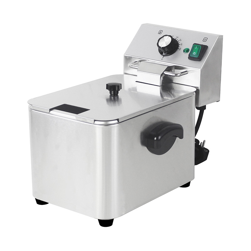 Penggorengan Meja Komersial Listrik Stainless Steel