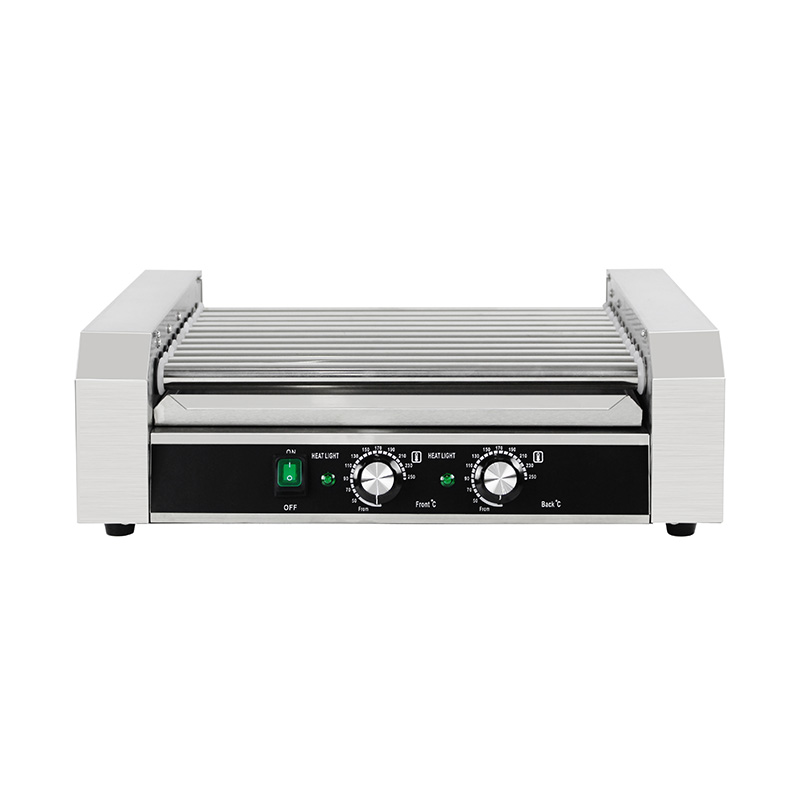 Mesin Pemanggang Rol Hot Dog Listrik Stainless Steel