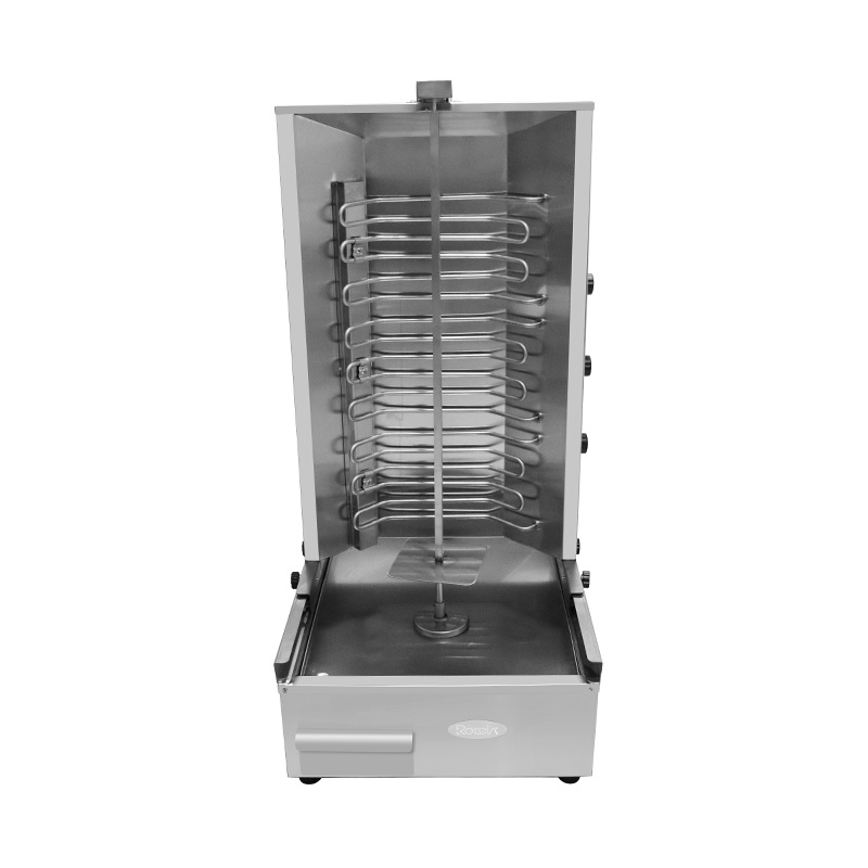 Mesin Dapur Panggangan Shawarma Listrik Komersial Stainless Steel