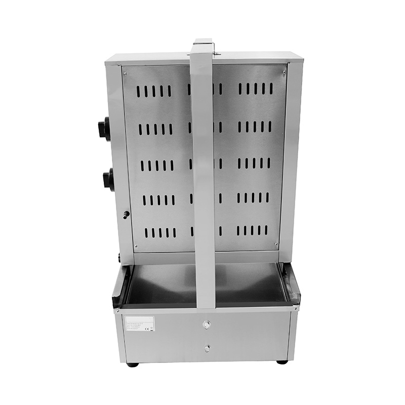 Mesin Dapur Panggangan Shawarma Gas Alam Komersial Stainless Steel/LPG