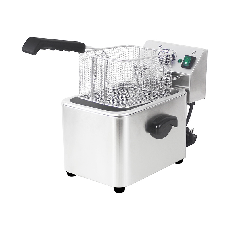 Penggorengan Meja Komersial Listrik Stainless Steel