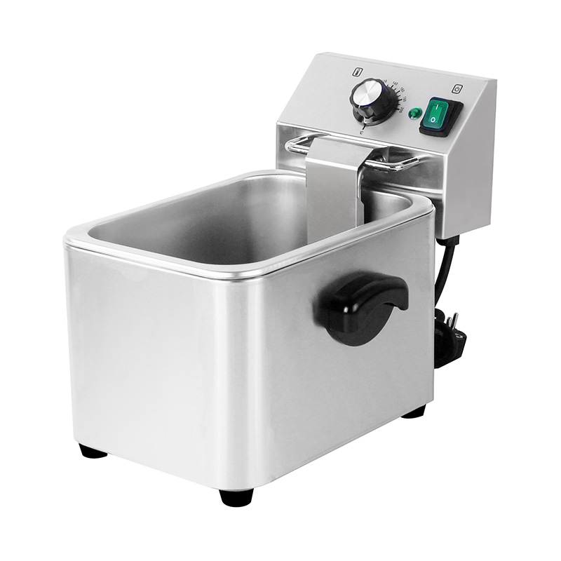 Penggorengan Meja Komersial Listrik Stainless Steel