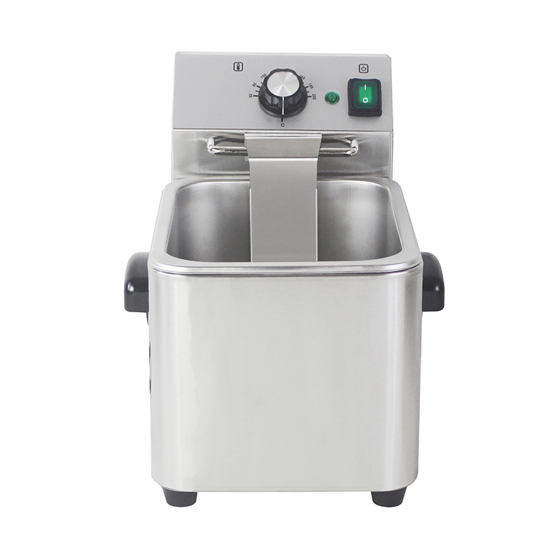 Penggorengan Meja Komersial Listrik Stainless Steel