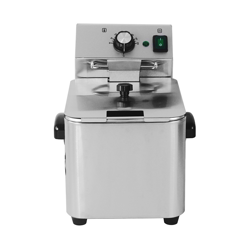 Penggorengan Meja Komersial Listrik Stainless Steel