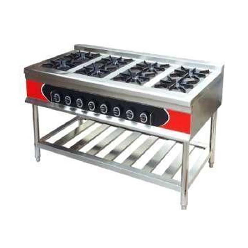 Mesin Kompor Gas Alam/LPG Dapur Komersial Stainless Steel