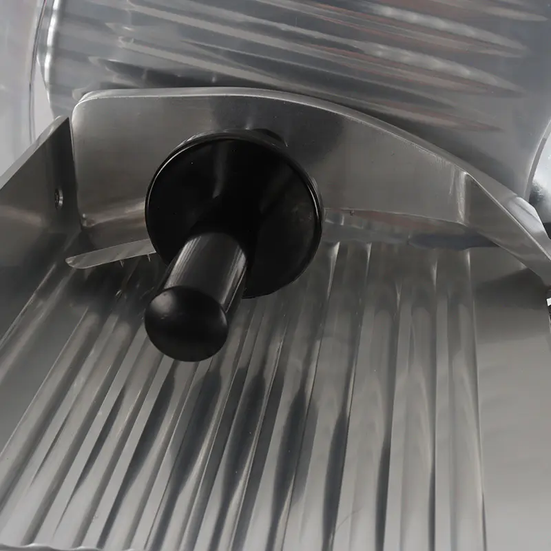 Mesin Pengiris Daging Restoran Komersial Stainless Steel Die-casting dan Body Painted Aluminium Alloy