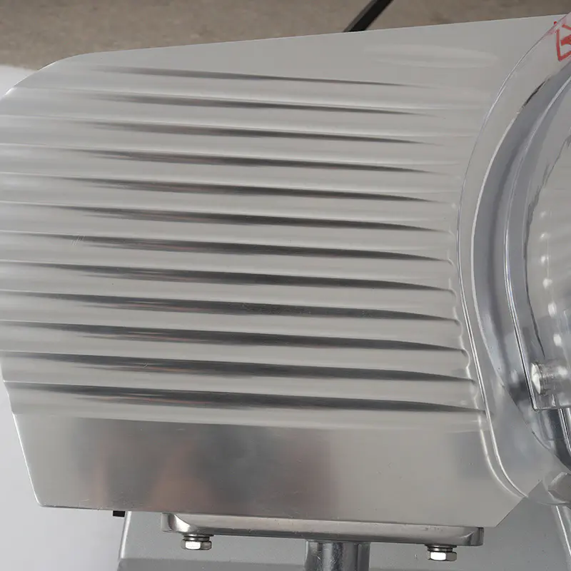 Mesin Pengiris Daging Restoran Komersial Stainless Steel Die-casting dan Body Painted Aluminium Alloy