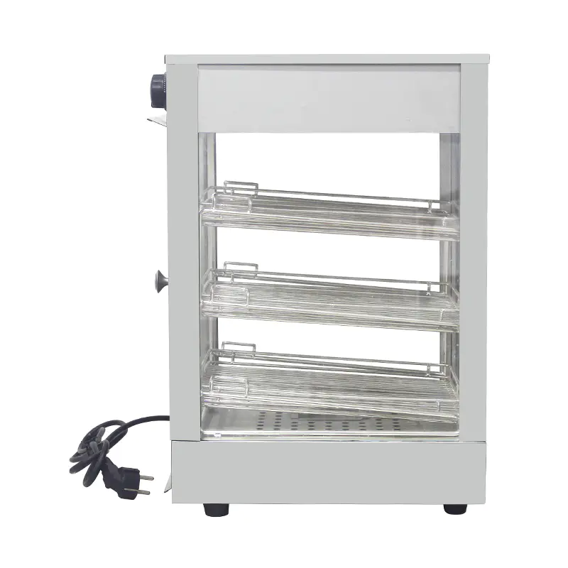 Mesin Penghangat Tampilan Makanan Listrik Dapur Komersial Stainless Steel
