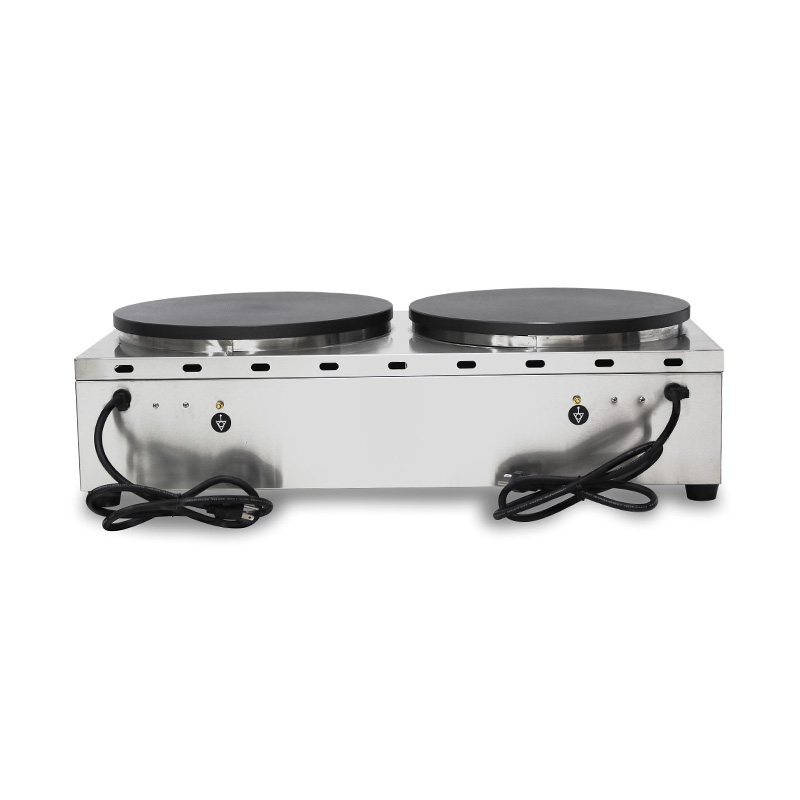 Mesin Pembuat Krep Listrik Lapis Teflon Stainless Steel