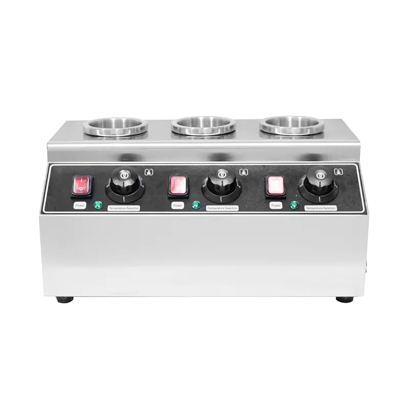 Dispenser Penghangat Botol Saus Keju Listrik Dapur Komersial Stainless Steel