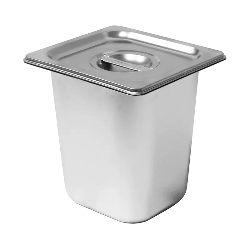 Wadah/Panci GN Dapur Komersial Stainless Steel