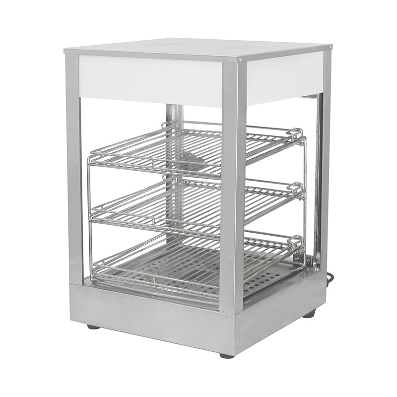 Mesin Penghangat Tampilan Makanan Listrik Dapur Komersial Stainless Steel