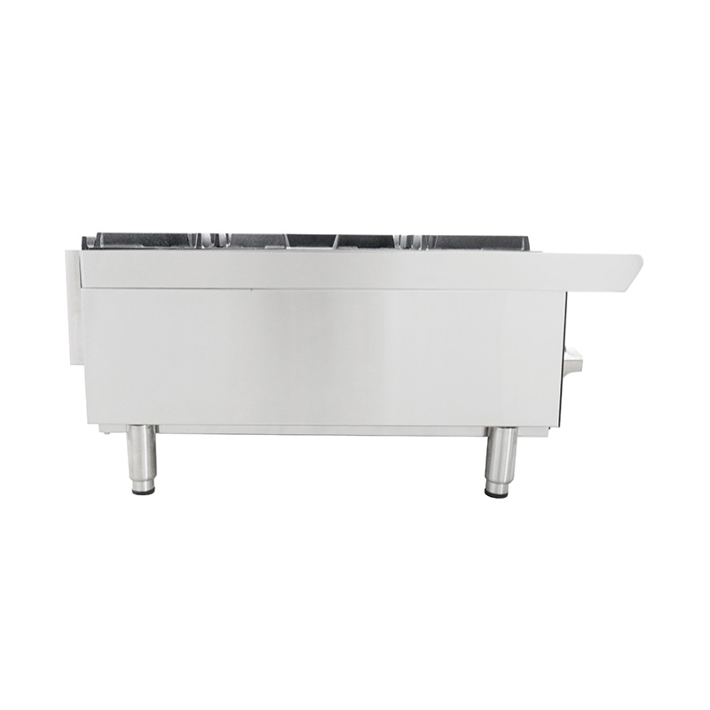Mesin Kompor Desktop Gas Alam/LPG Dapur Komersial Stainless Steel