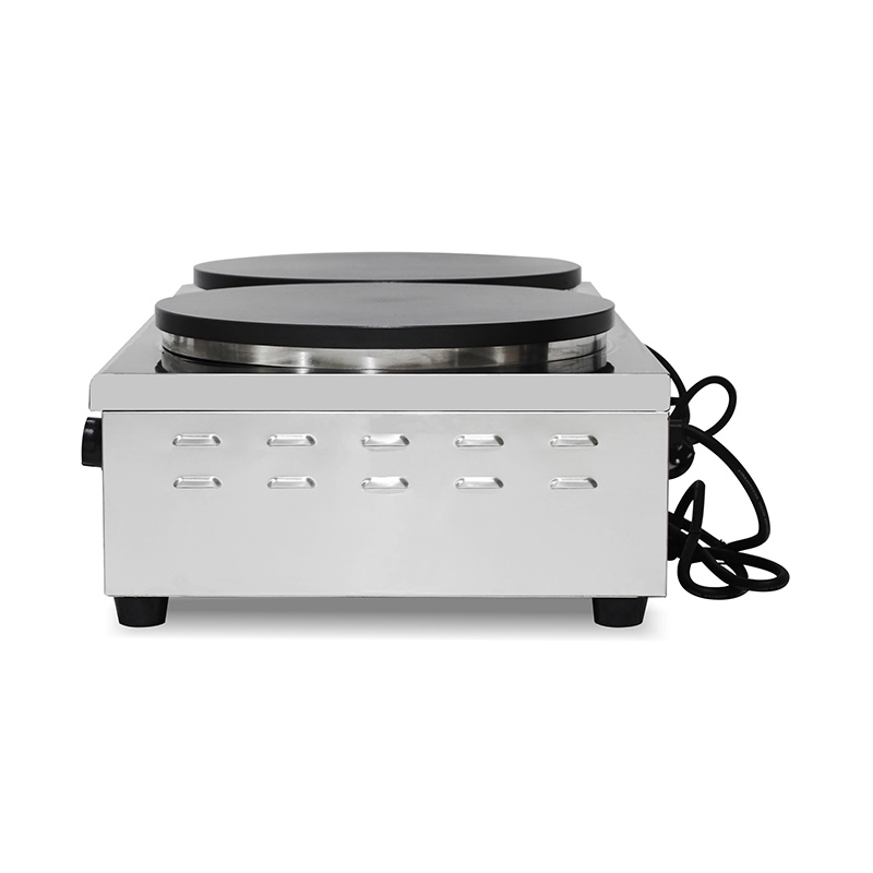 Mesin Pembuat Krep Listrik Lapis Teflon Stainless Steel