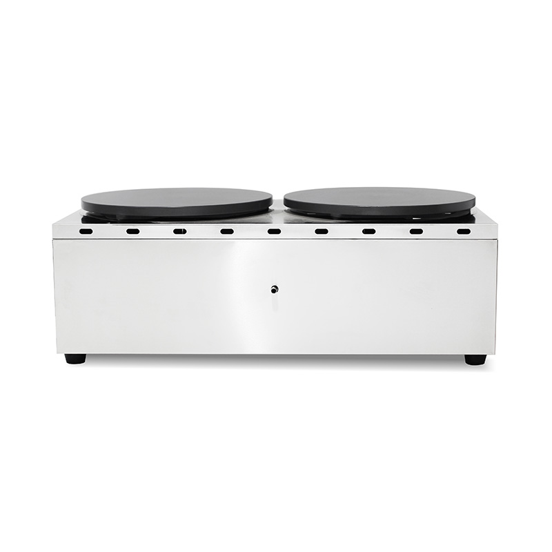 Mesin Pembuat Krep Gas Alam/LPG Lapis Teflon Stainless Steel