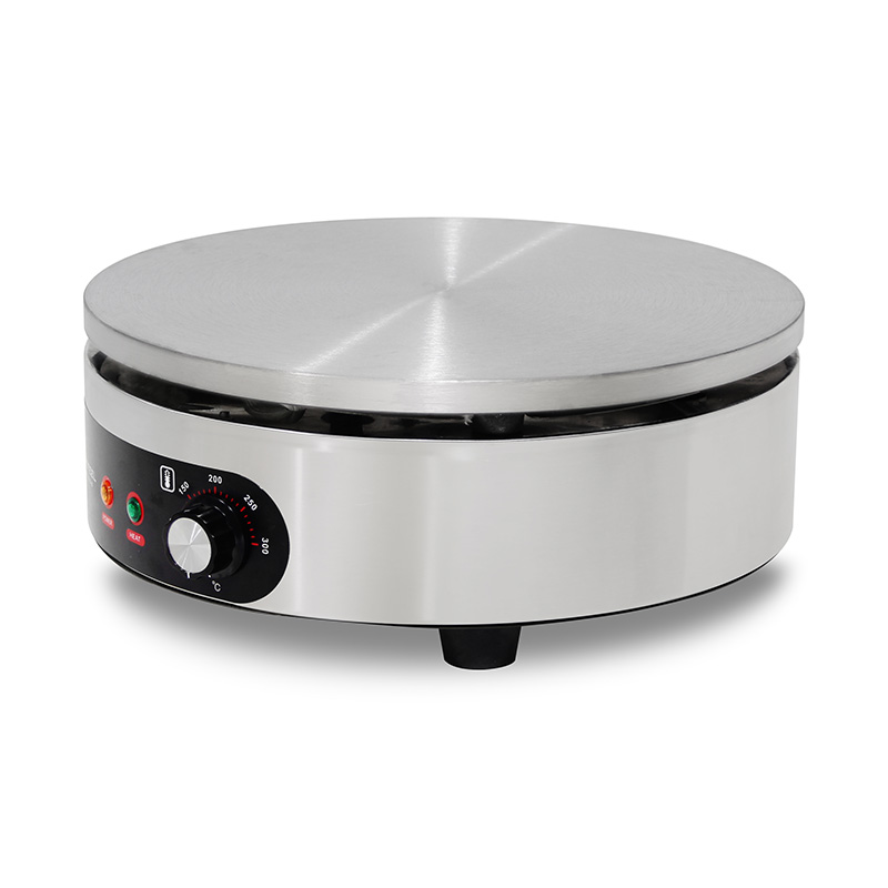 Mesin Pembuat Krep Listrik Lapis Teflon Stainless Steel