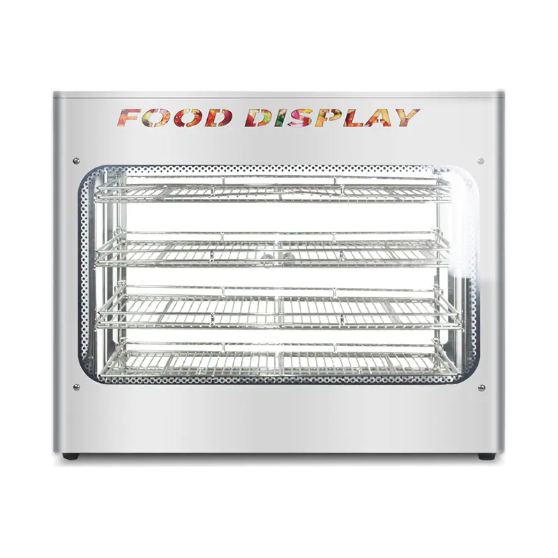 Mesin Penghangat Tampilan Makanan Listrik Dapur Komersial Stainless Steel