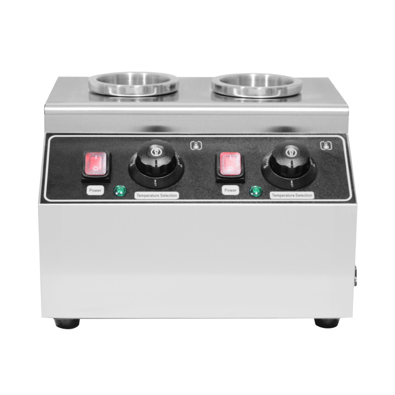 Dispenser Penghangat Botol Saus Keju Listrik Dapur Komersial Stainless Steel