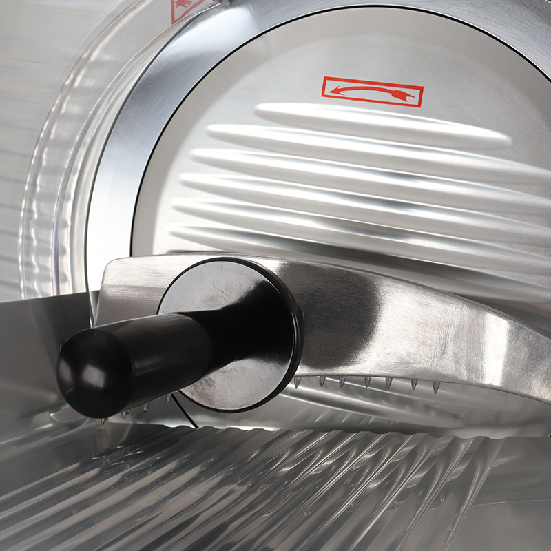 Mesin Pengiris Daging Restoran Komersial Stainless Steel Die-casting dan Body Painted Aluminium Alloy