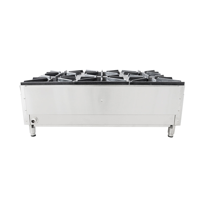 Mesin Kompor Desktop Gas Alam/LPG Dapur Komersial Stainless Steel