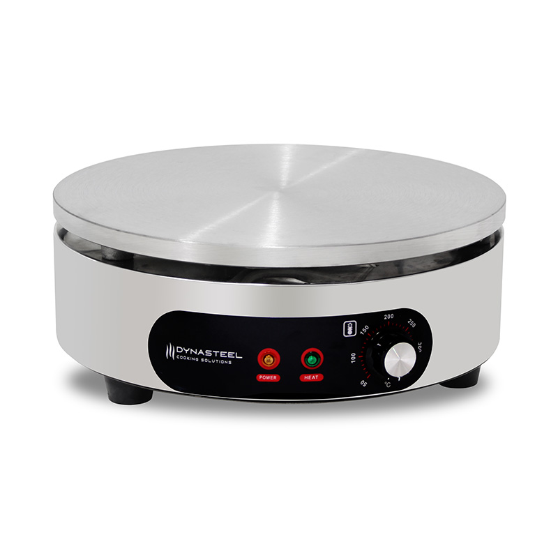 Mesin Pembuat Krep Listrik Lapis Teflon Stainless Steel