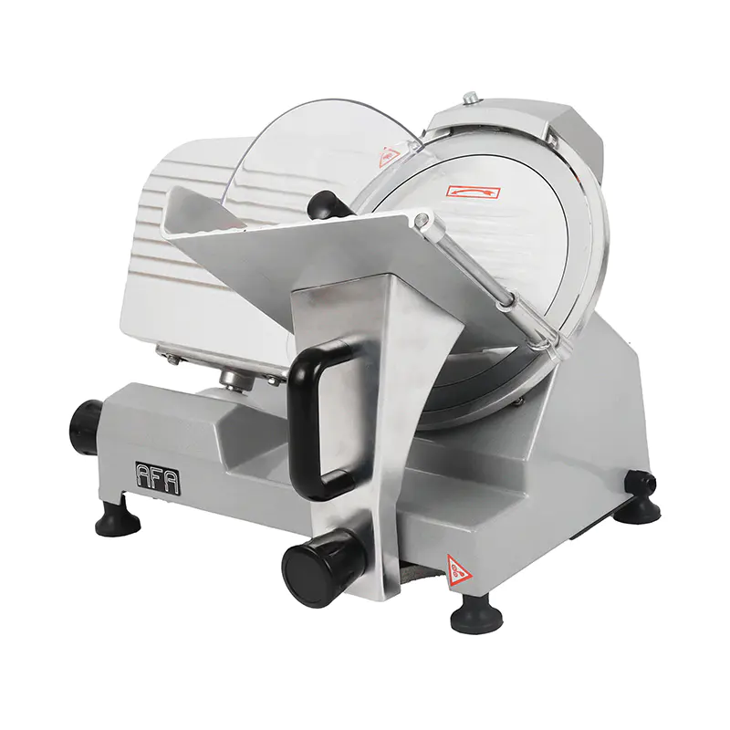 Mesin Pengiris Daging Restoran Komersial Stainless Steel Die-casting dan Body Painted Aluminium Alloy