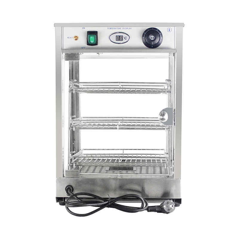 Mesin Penghangat Tampilan Makanan Listrik Dapur Komersial Stainless Steel