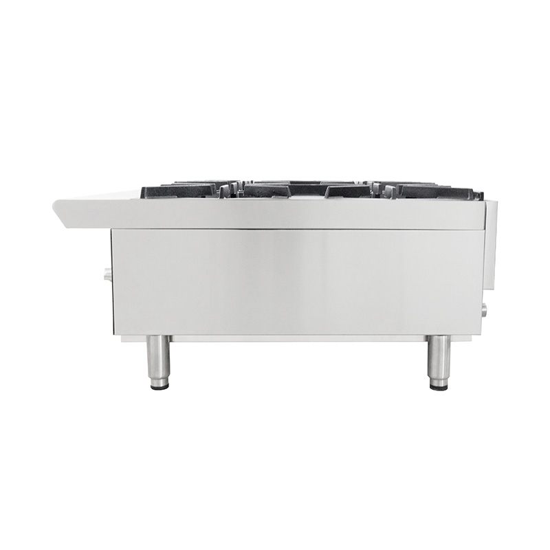 Mesin Kompor Desktop Gas Alam/LPG Dapur Komersial Stainless Steel