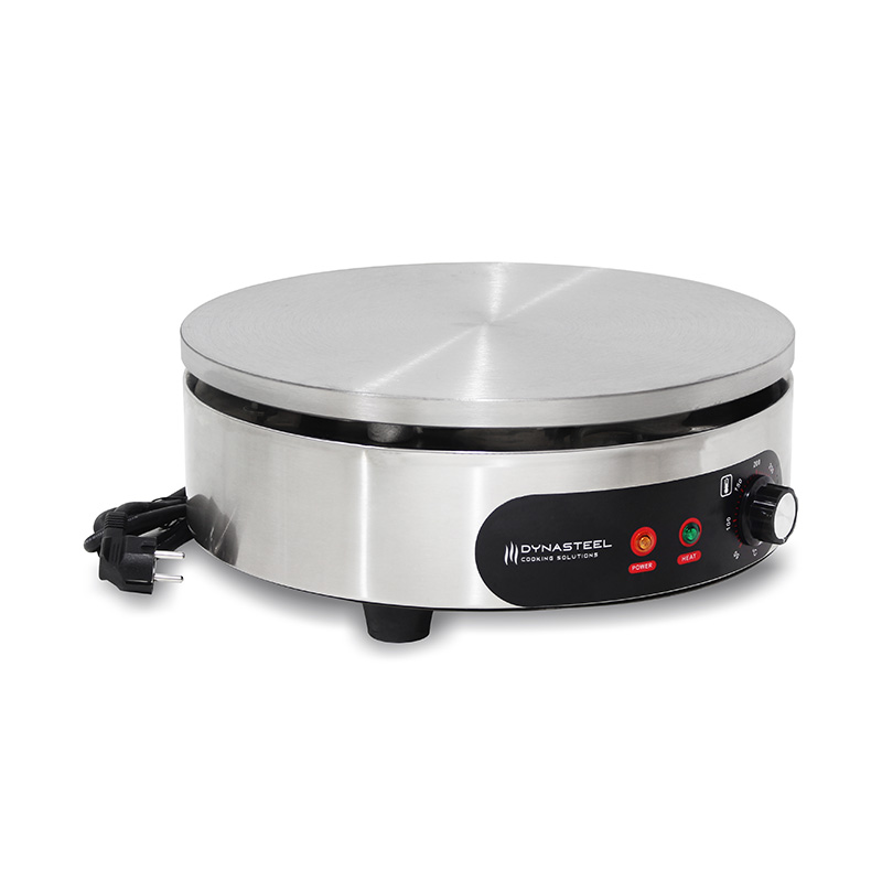 Mesin Pembuat Krep Listrik Lapis Teflon Stainless Steel