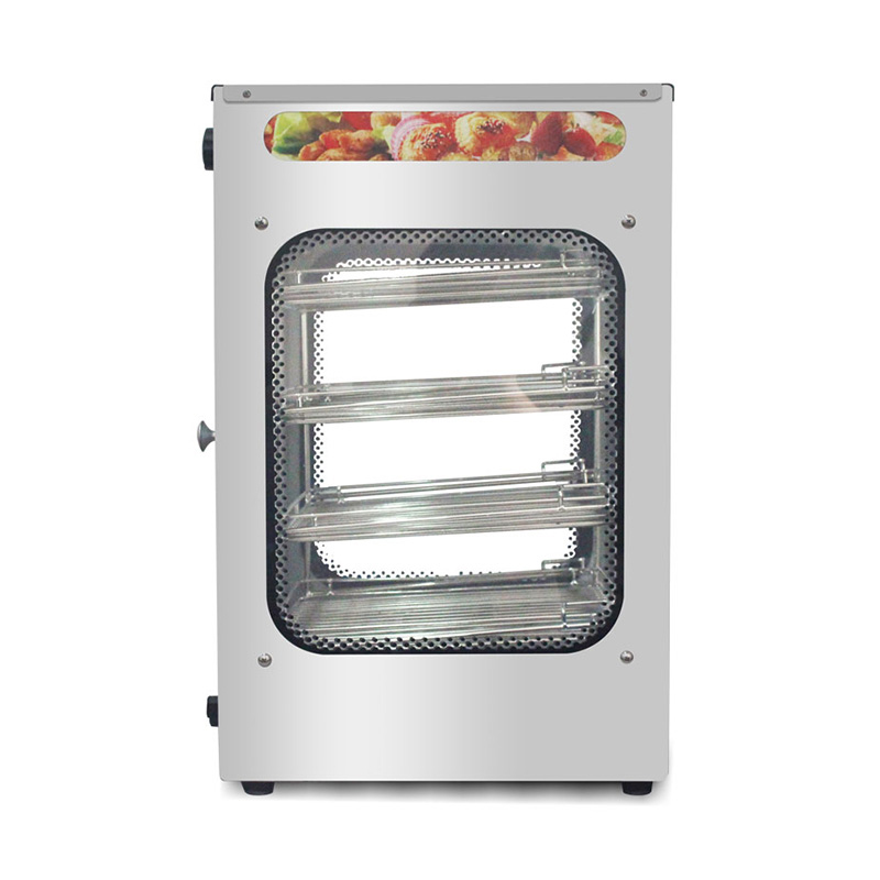 Mesin Penghangat Tampilan Makanan Listrik Dapur Komersial Stainless Steel