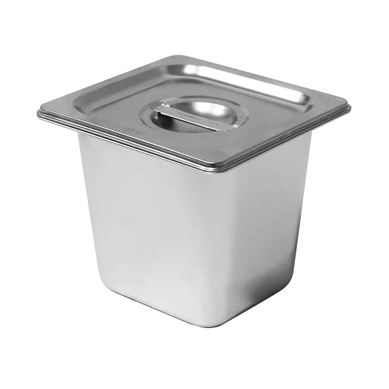 Wadah/Panci GN Dapur Komersial Stainless Steel