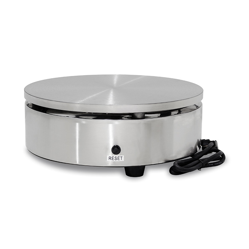 Mesin Pembuat Krep Listrik Lapis Teflon Stainless Steel