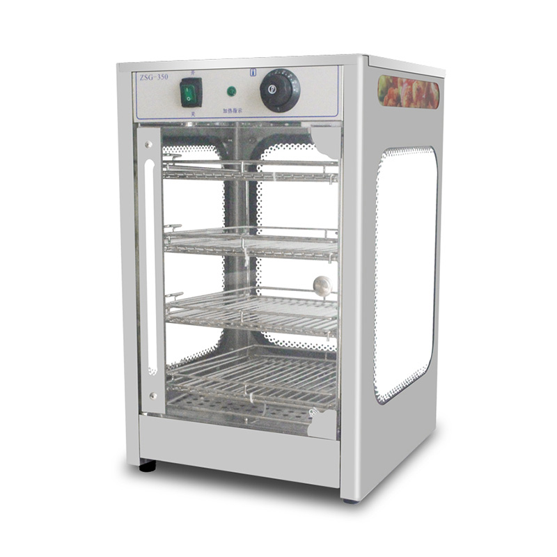 Mesin Penghangat Tampilan Makanan Listrik Dapur Komersial Stainless Steel