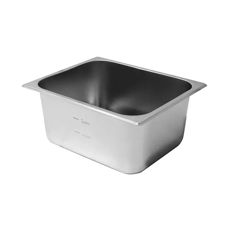 Wadah/Panci GN Dapur Komersial Stainless Steel
