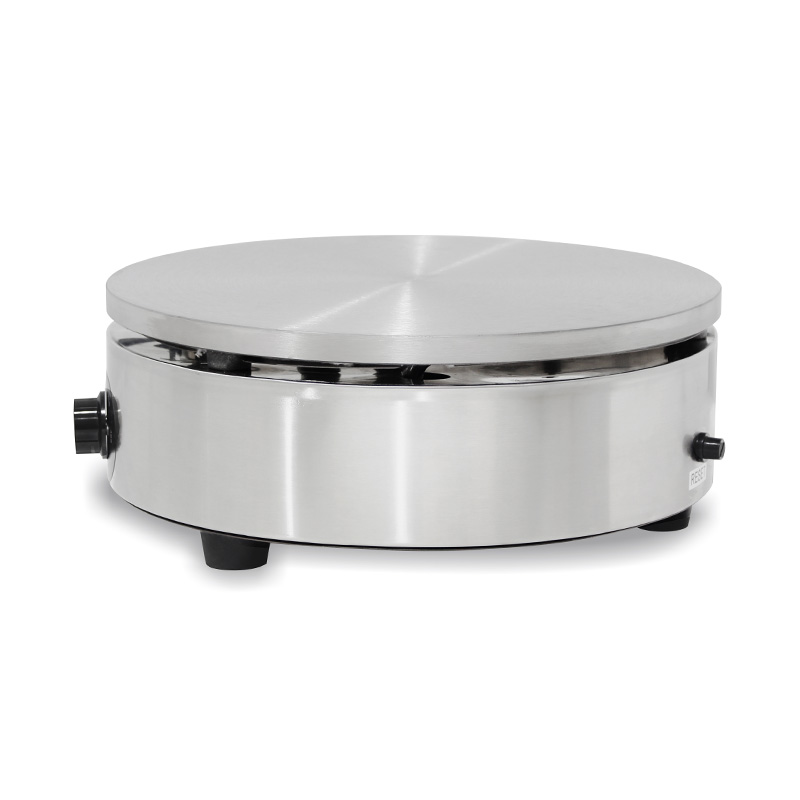 Mesin Pembuat Krep Listrik Lapis Teflon Stainless Steel