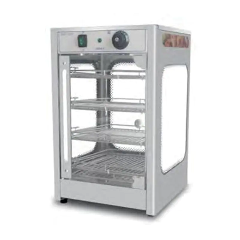 Mesin Penghangat Tampilan Makanan Listrik Dapur Komersial Stainless Steel