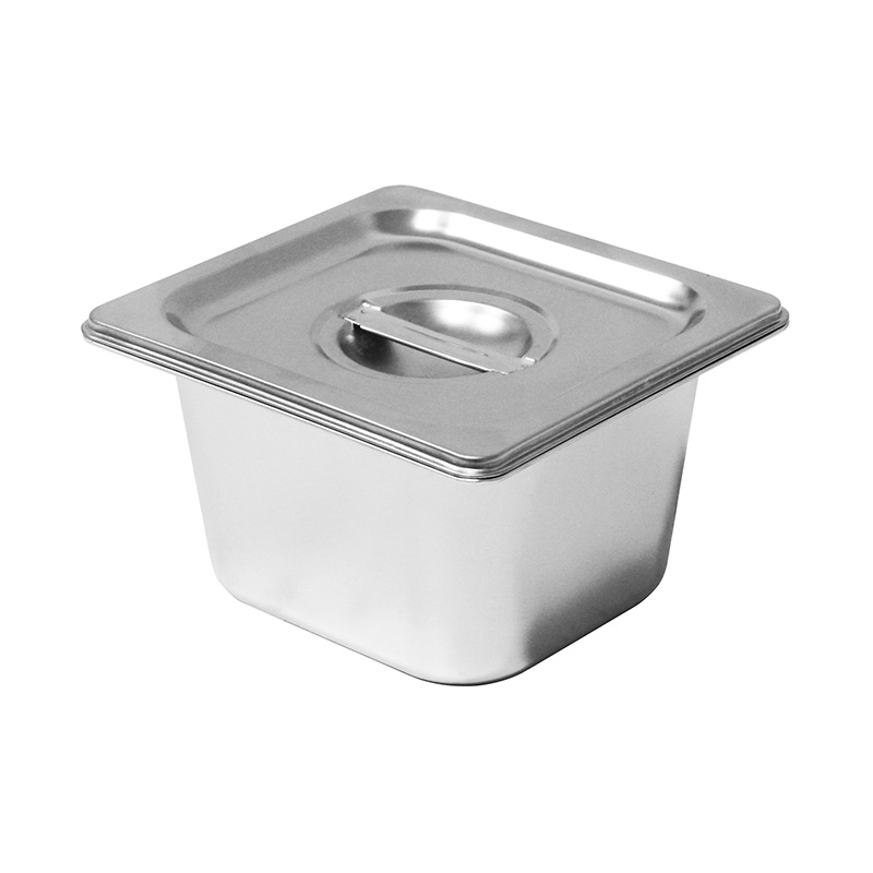 Wadah/Panci GN Dapur Komersial Stainless Steel