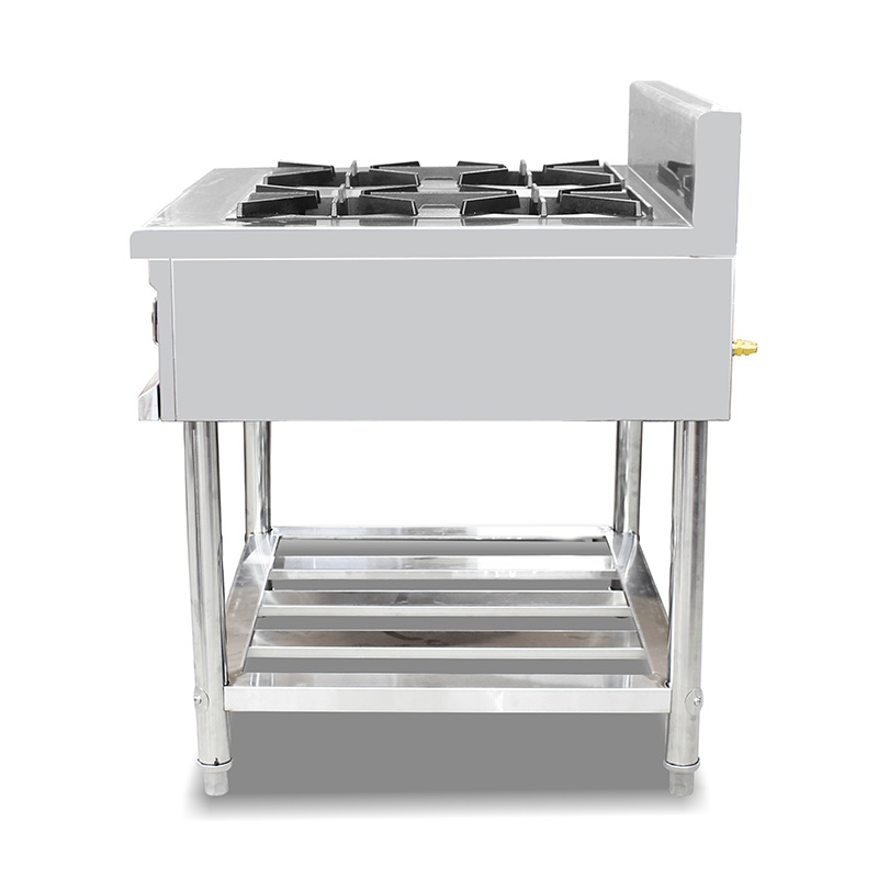 Mesin Kompor Gas Alam/LPG Dapur Komersial Stainless Steel