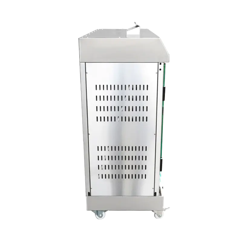 Mesin Rotisserie Ayam Gas Alam/LPG Dapur Komersial Stainless Steel