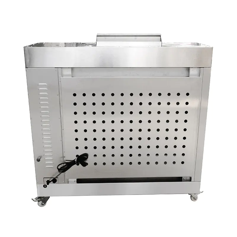 Mesin Rotisserie Ayam Gas Alam/LPG Dapur Komersial Stainless Steel