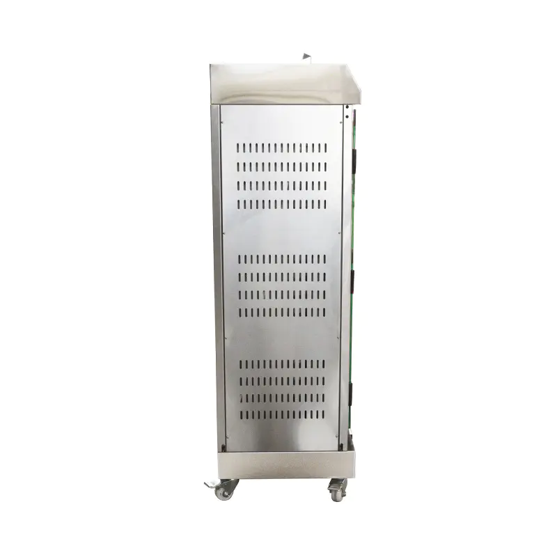 Mesin Rotisserie Ayam Gas Alam/LPG Dapur Komersial Stainless Steel