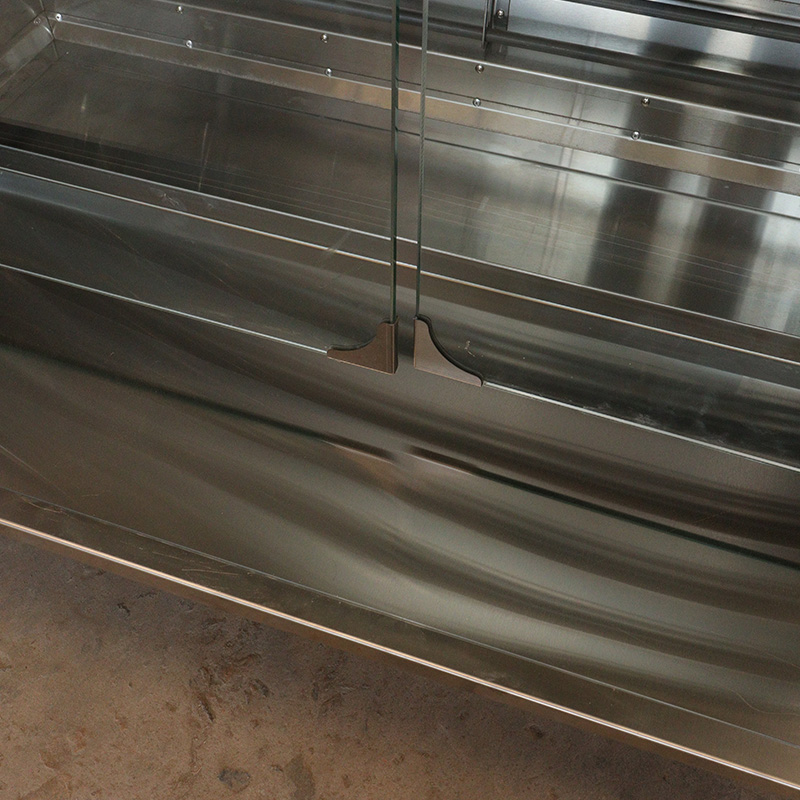 Mesin Rotisserie Ayam Listrik Dapur Komersial Stainless Steel
