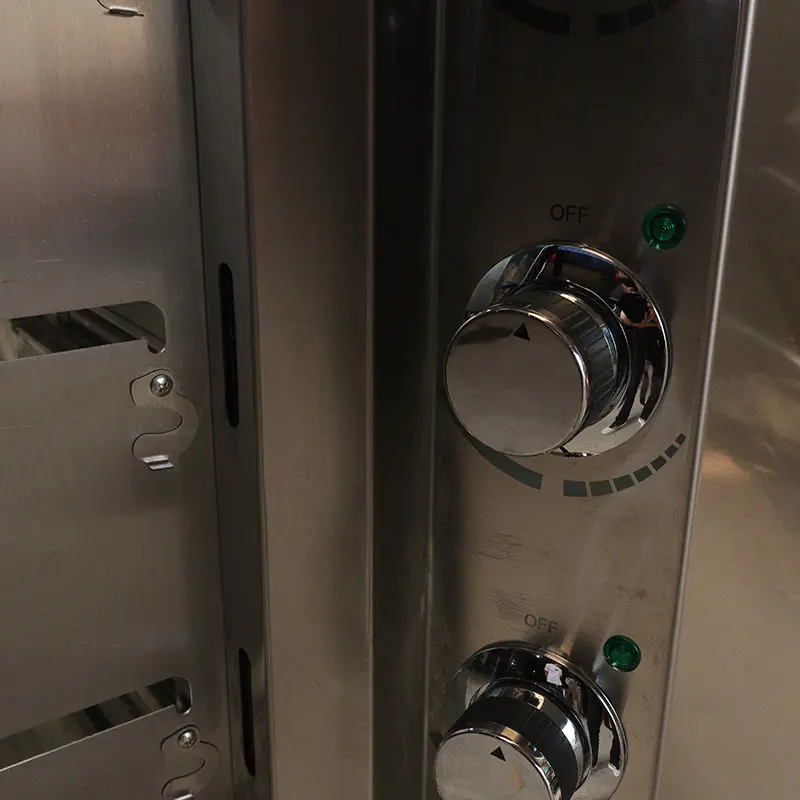 Mesin Rotisserie Ayam Listrik Dapur Komersial Stainless Steel