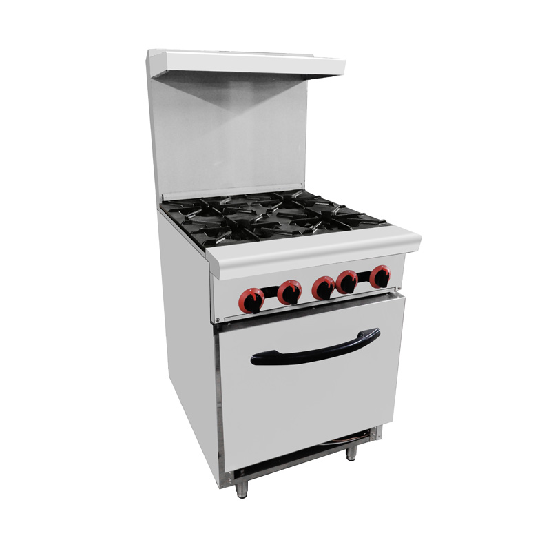 Kompor Masak Kabinet Gas/LPG Stainless Steel Gaya Amerika dengan Oven