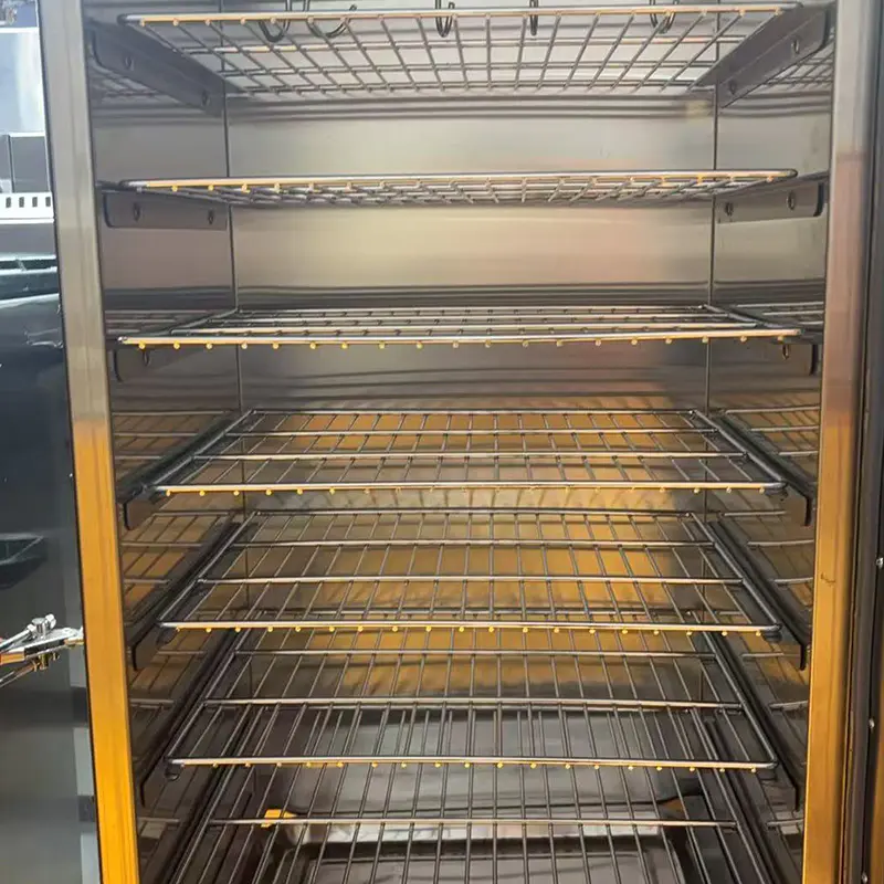 Oven Merokok Stainless Steel Tahan Panas Untuk Pengolahan Makanan Batch